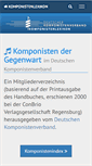 Mobile Screenshot of komponistenlexikon.de