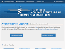 Tablet Screenshot of komponistenlexikon.de